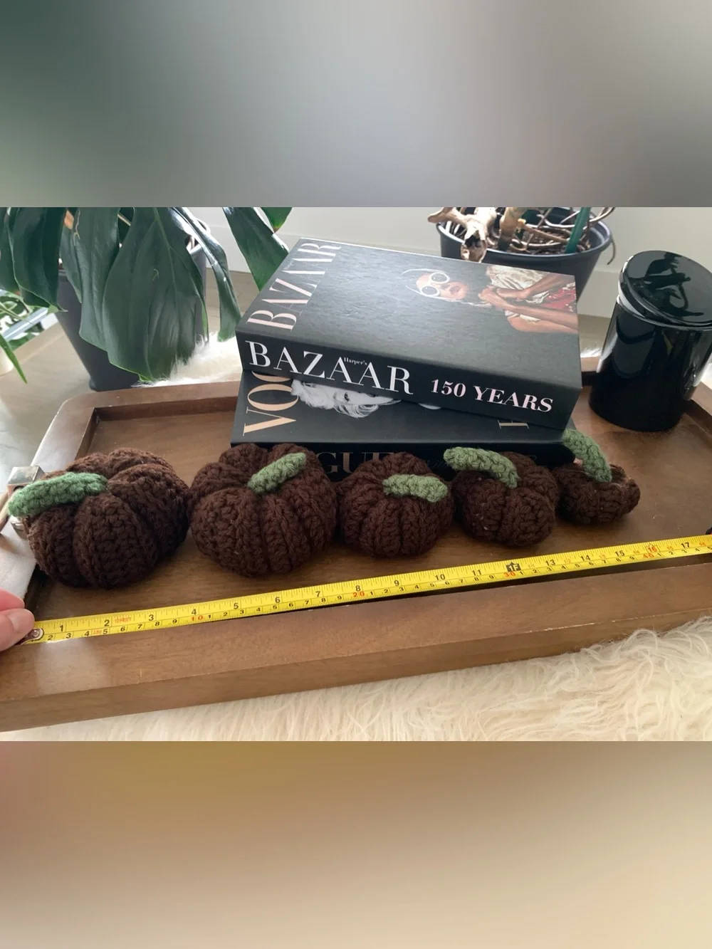 Autumn Pumpkin decor crochet set of five